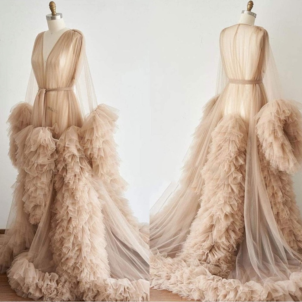 Sheer Dressing Gown Photography Gown